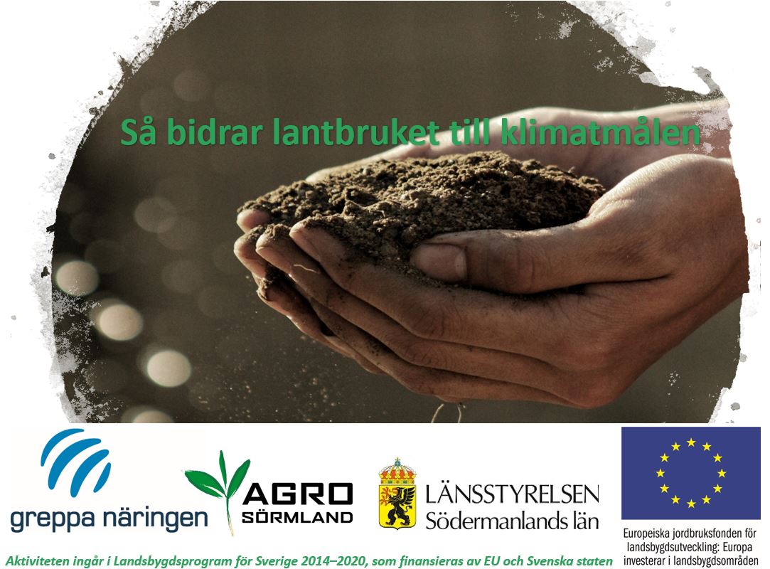 Webbinarie – Så bidrar lantbruket till klimatmålen