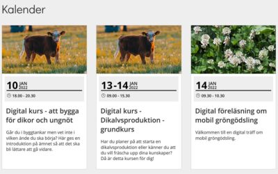 Rådgivning, fältvandringar och kurser för trädgård och lantbruk