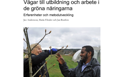 Vägar till utbildning och arbete i de gröna näringarna