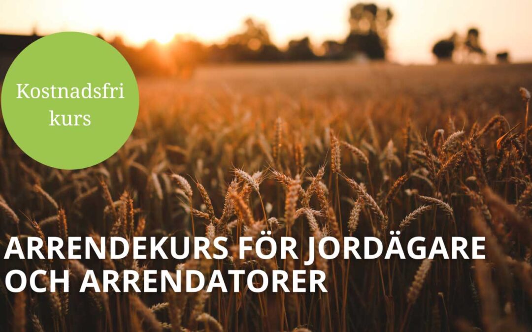 Arrendekurs för jordägare och arrendatorer