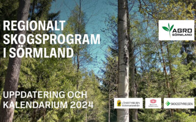 Regionalt skogsprogram – uppdatering och kalendarium 2024