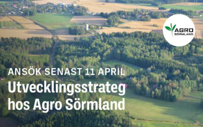 Jobba med oss? Sista ansökningsdag 11 april