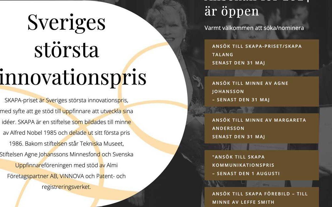 Utlysning SKAPA-pris 2025