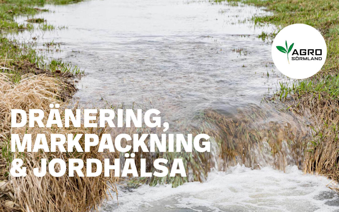 Seminarium – dränering, markpackning, jordhälsa