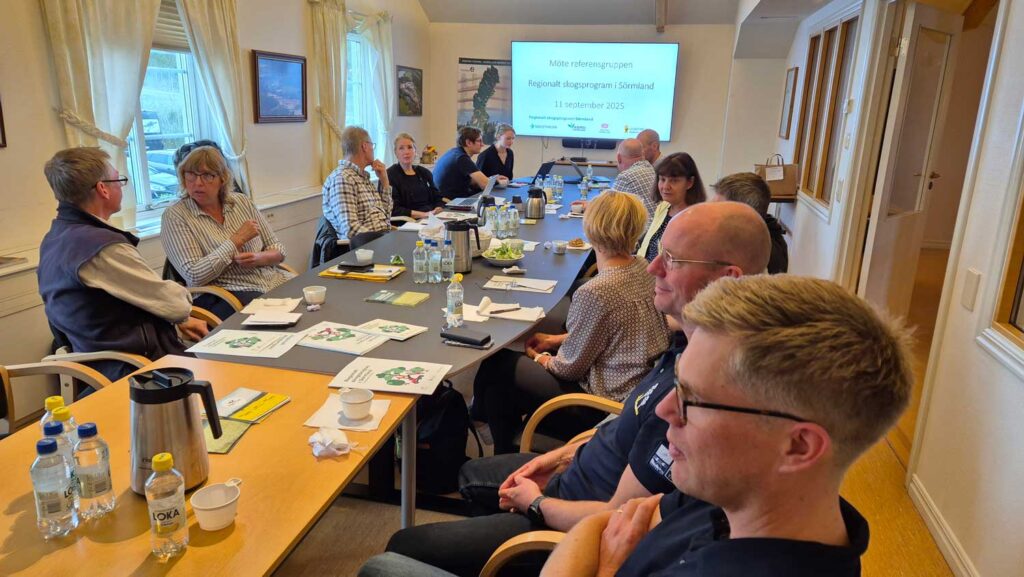 Referensgruppsmöte Regionala skogsprogram i Sörmland på Sandåsa TImber