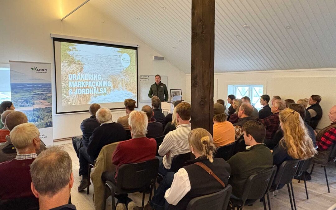 Seminarium om dränering, markpackning och jordhälsa