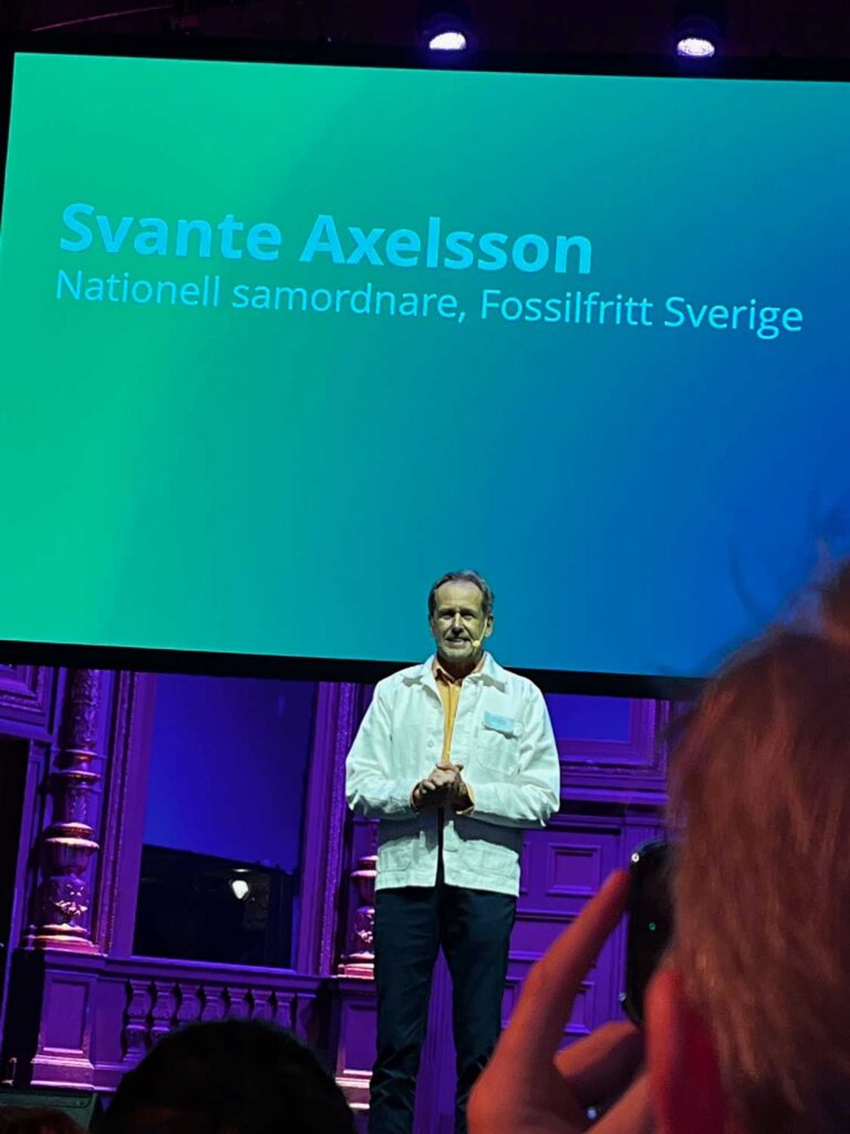 Fossilfritt Sveriges årskonferens 6:e november