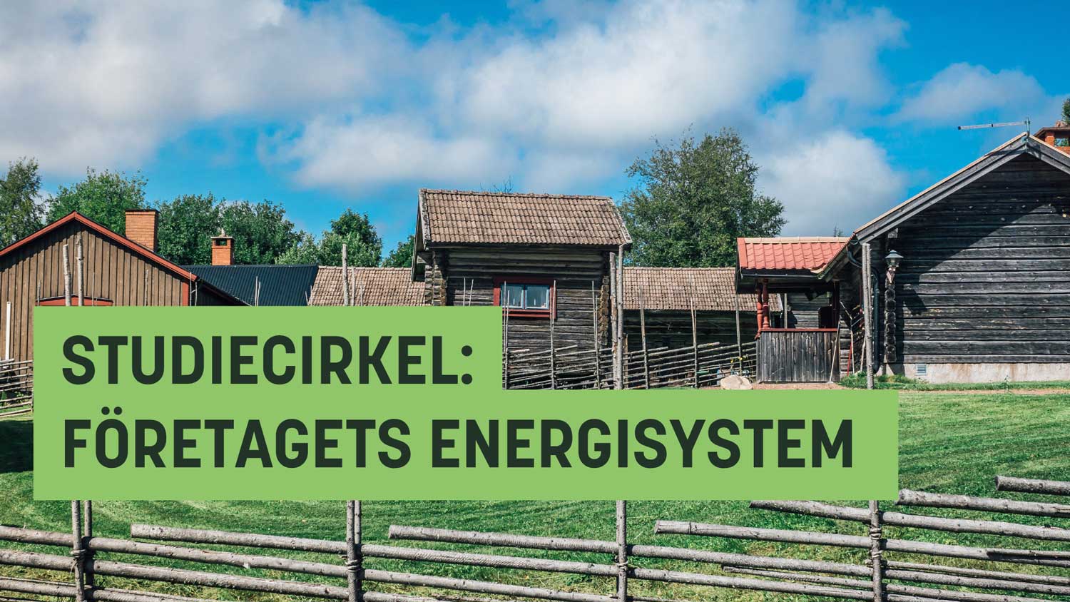 Studiecirkel: företagets energisystem
