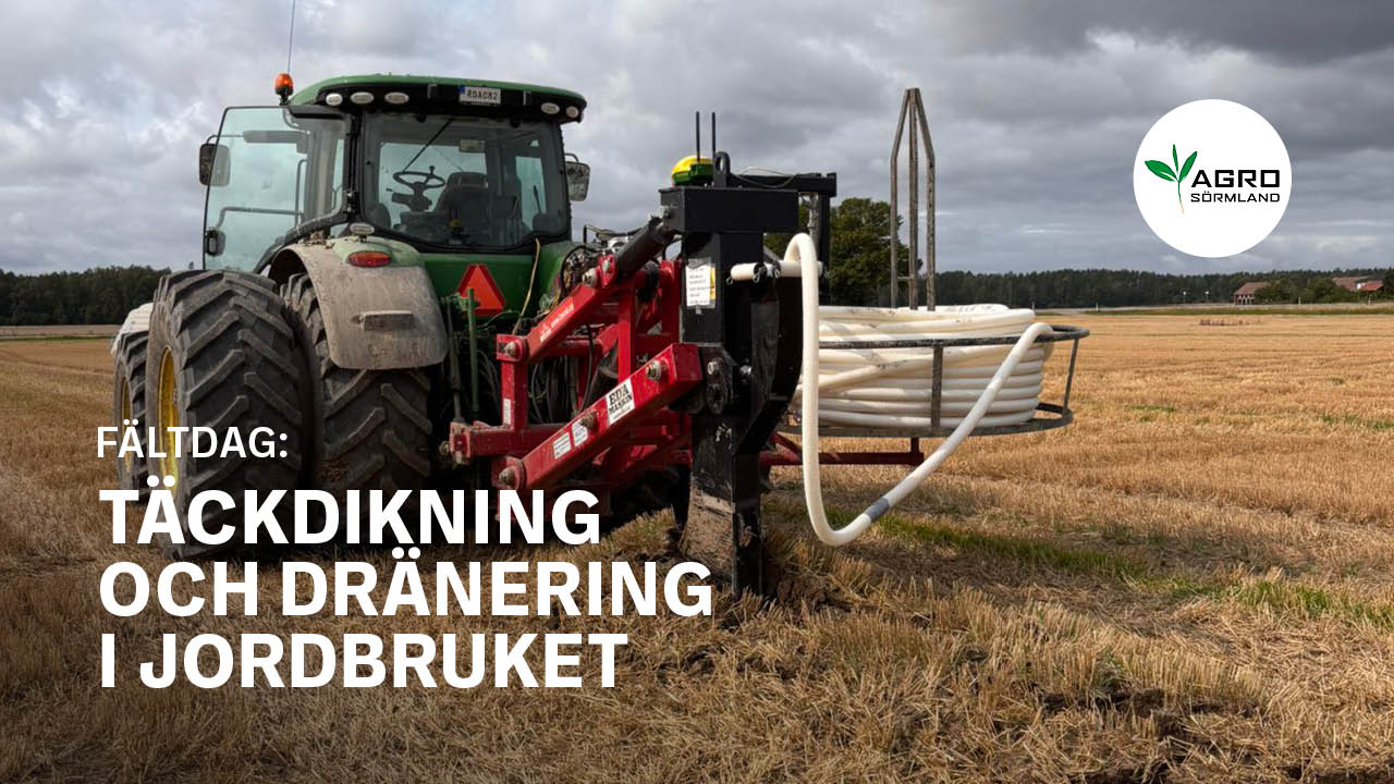 Täckdikning och dränering i jordbruket