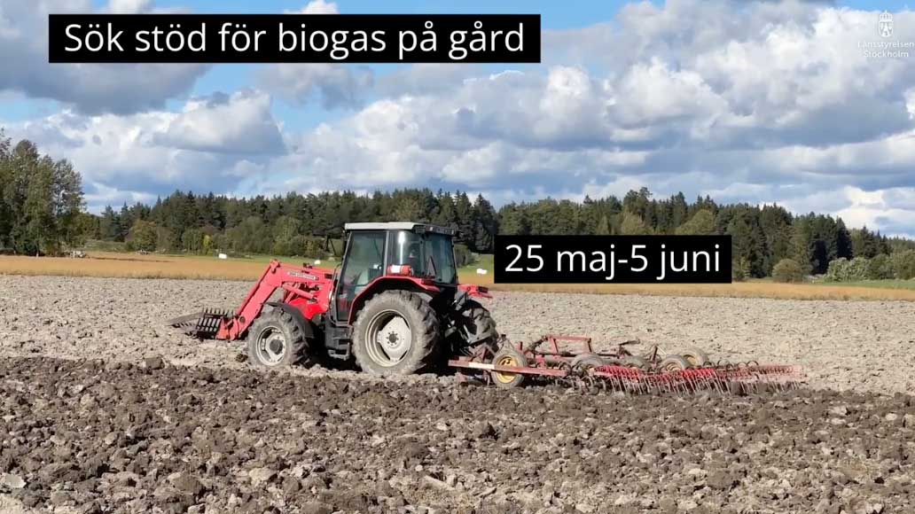 Biogasproduktion? Sök investeringsstöd från Klimatklivet