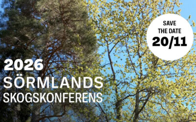 Save the date – 20 nov, Sörmlands skogskonferens