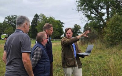 På plats för nästa steg i biogasprojektet