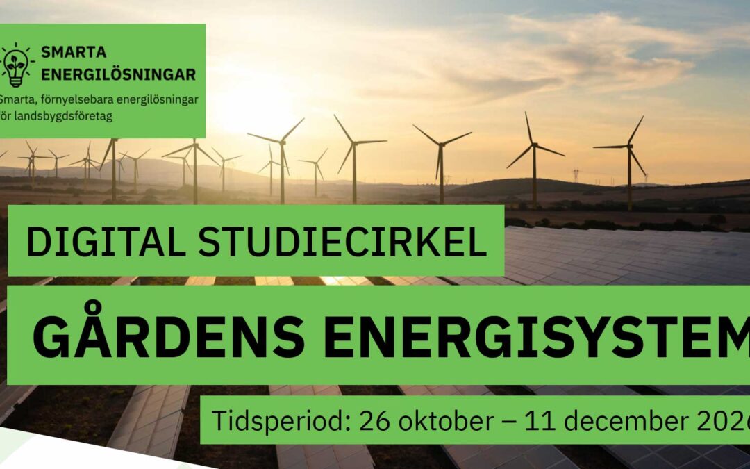 Gårdens energisystem – digital studiecirkel