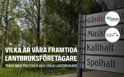 Träff med politiker och unga lantbrukare på Ökna 9 nov